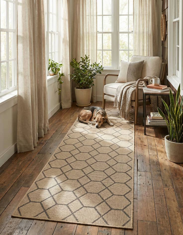 Detail image of 2' 9 x 8' Dunes Runner Rug