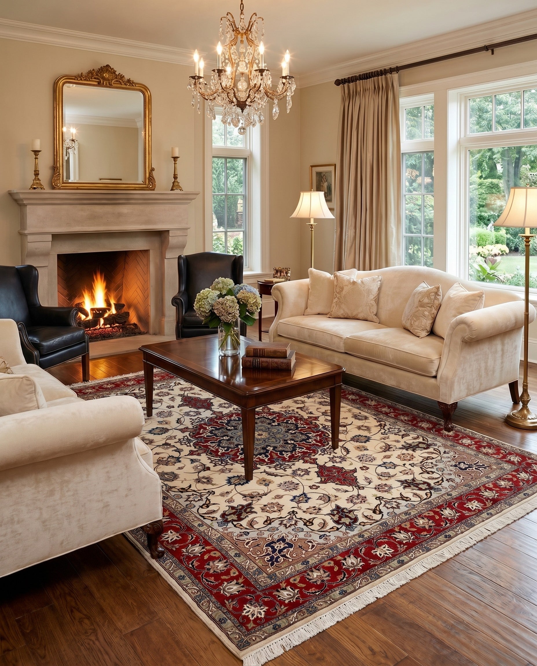 5' x 6' 11 Tabriz Rug