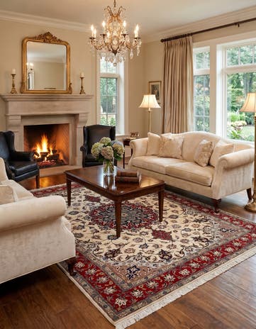 5' x 6' 11 Tabriz Rug