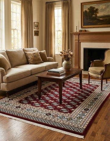 5' 3 x 8' Nain Design Rug