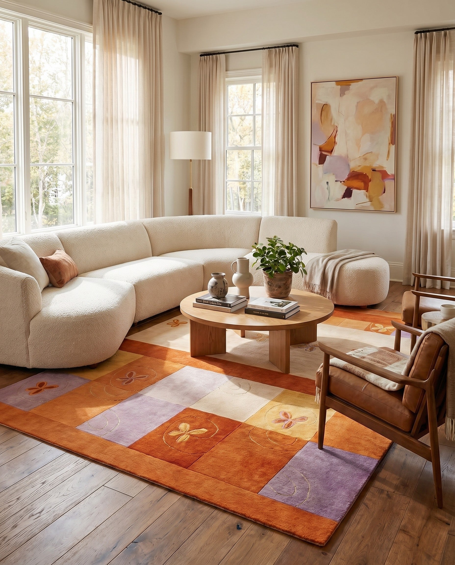 5' 8 x 7' 10 Hand Knotted Darya Rug