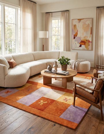 5' 8 x 7' 10 Hand Knotted Darya Rug