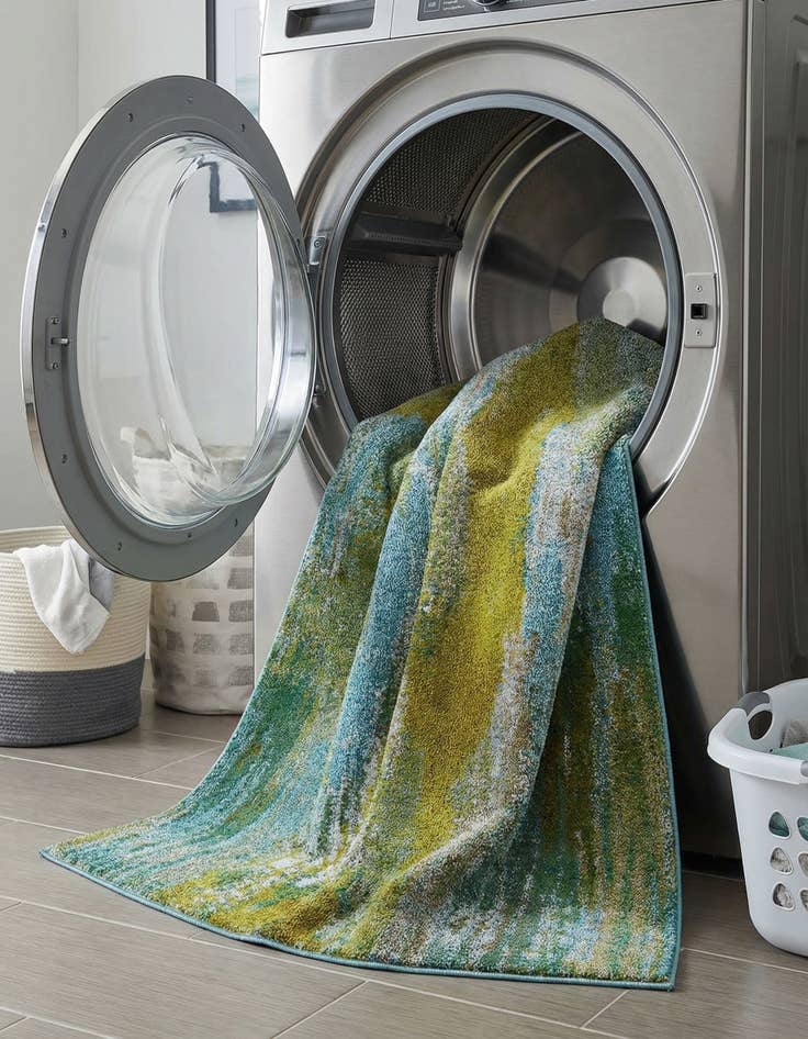 Detail image of 5' x 8'  Washable Barcelona Rug