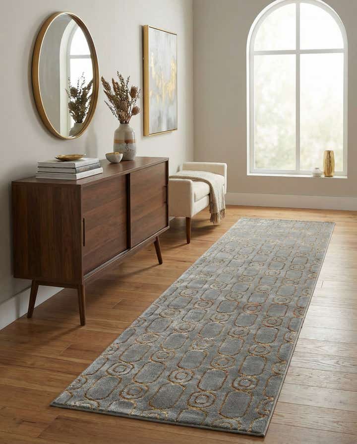2' 7 x 12' Vogue Geo Runner Rug