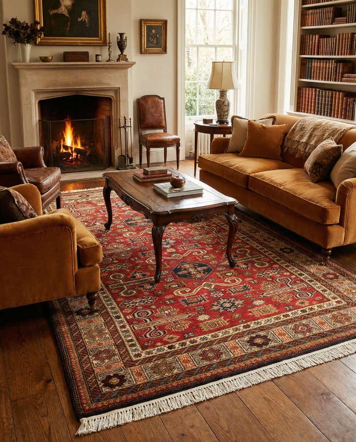 4' 7 x 7' 2 Shirvan Rug