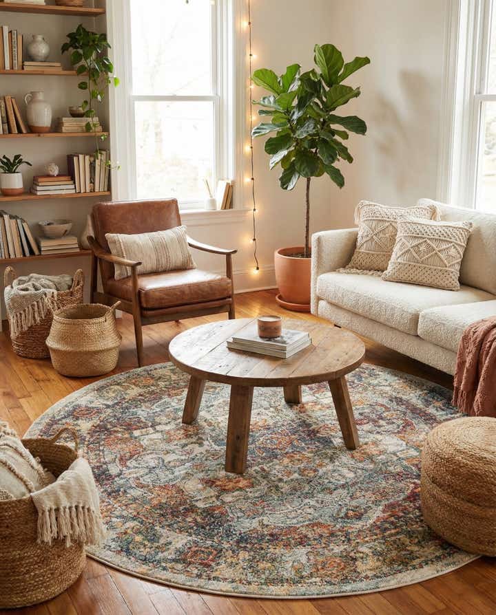 5' x 5' Isabella Round Rug