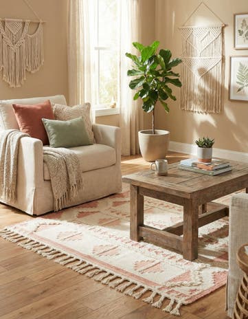 6' 1 x 9' Hand Woven Arizona Wool Rug