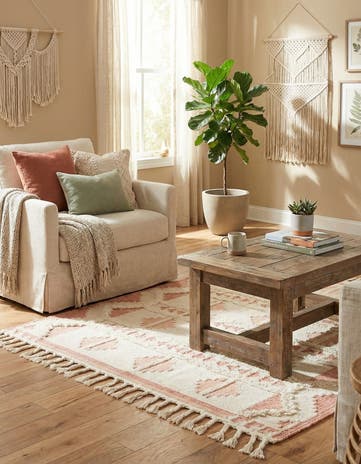6' 1 x 9' Hand Woven Arizona Wool Rug