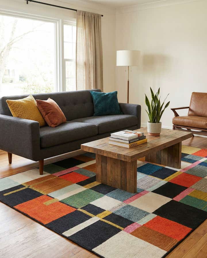 6' x 9' Easy-Clean Casablanca Indoor / Outdoor Rug