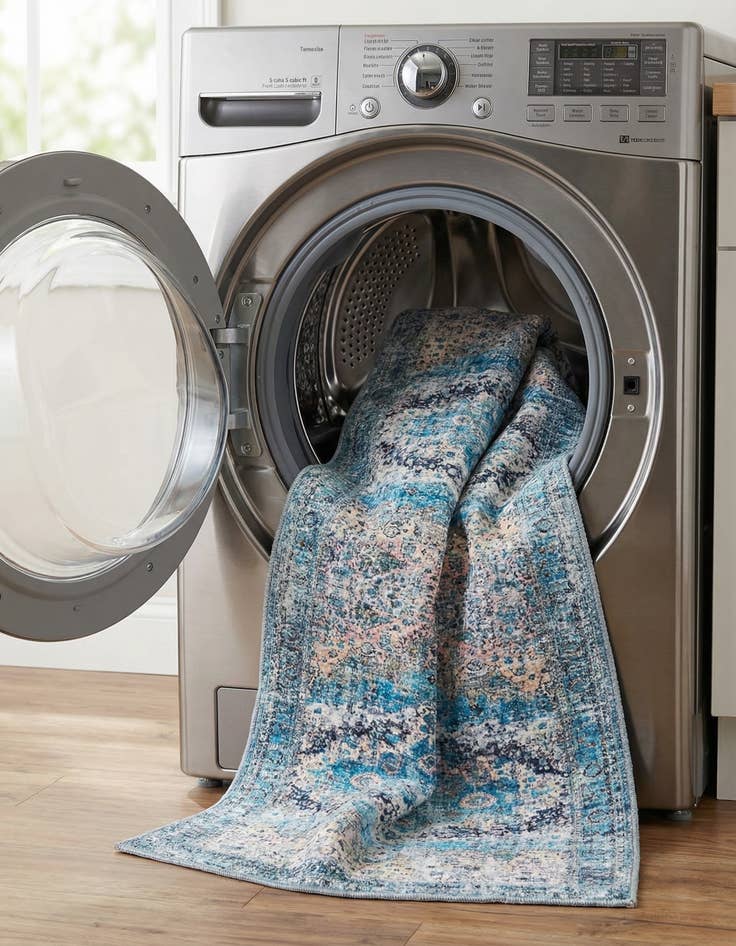 Detail image of 2' x 10'  Washable Mangata Runner Rug