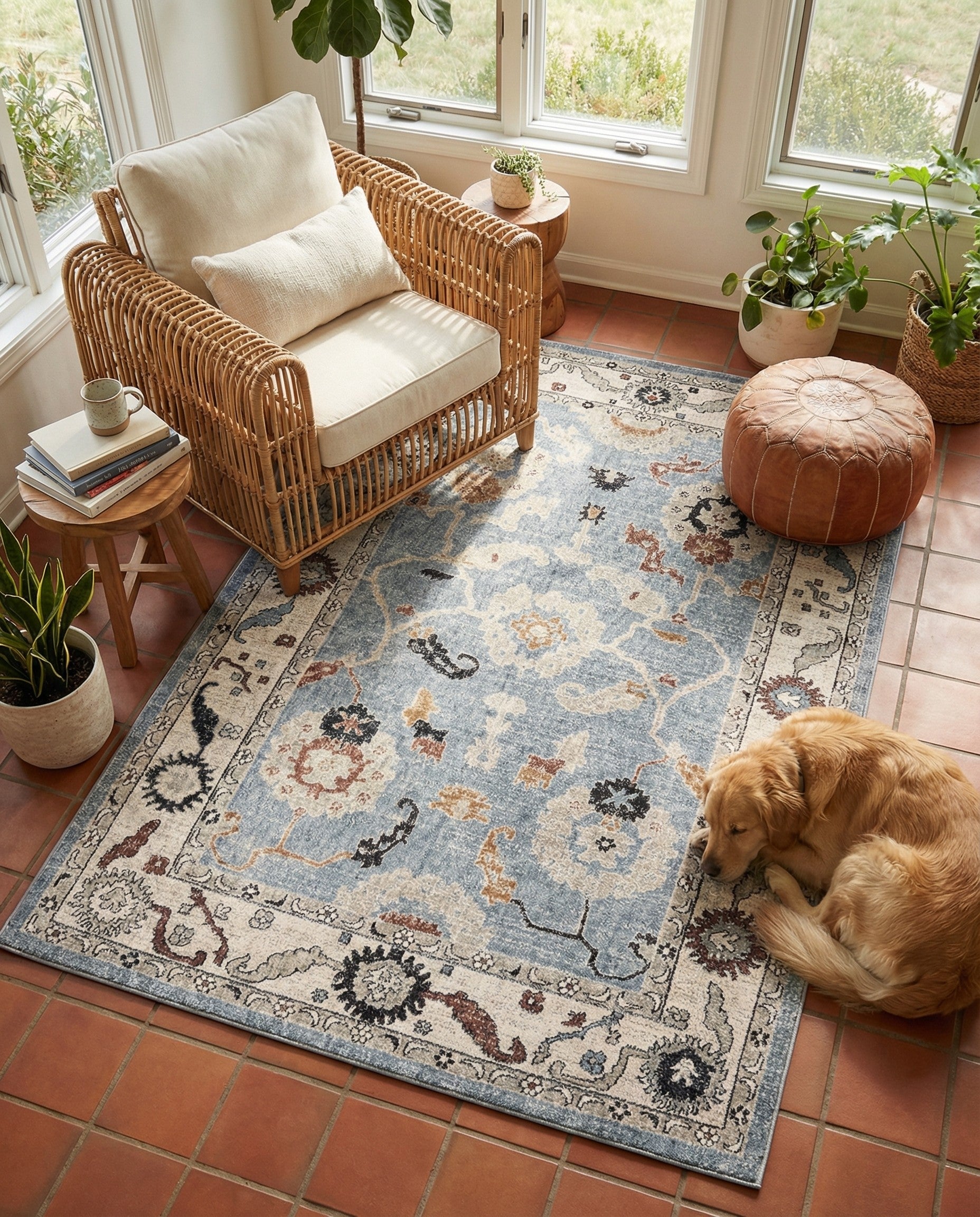 5' 3 x 8' Eco Traditional Rug