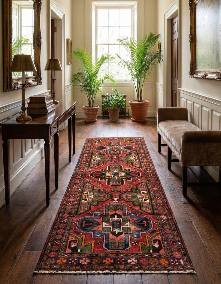 Detail image of  3' 5 x 9' 6 Zanjan Runner Rug