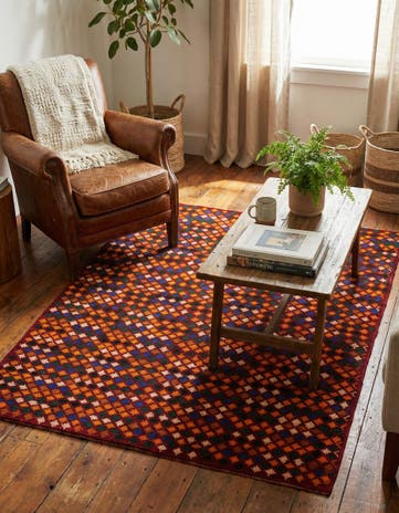 6' 1 x 8' Hand Knotted Balouch Wool Rug