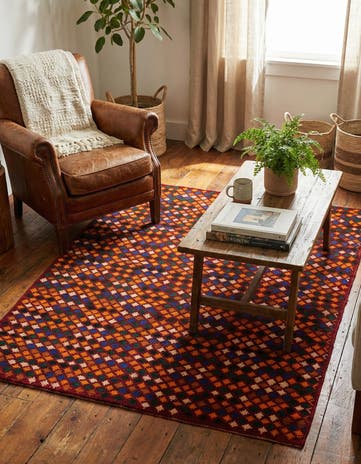 6' 1 x 8' Hand Knotted Balouch Wool Rug