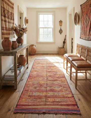 6' x 15' 8 Hand Knotted Moroccan Wool Runner Rug