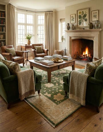 5' 7 x 7' 7 Ziegler Wool Rug