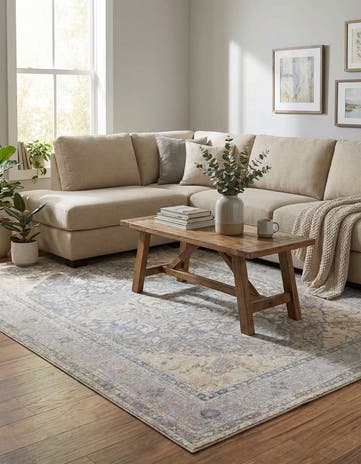 7' 6 x 10' 6 Washable Timeless Rug