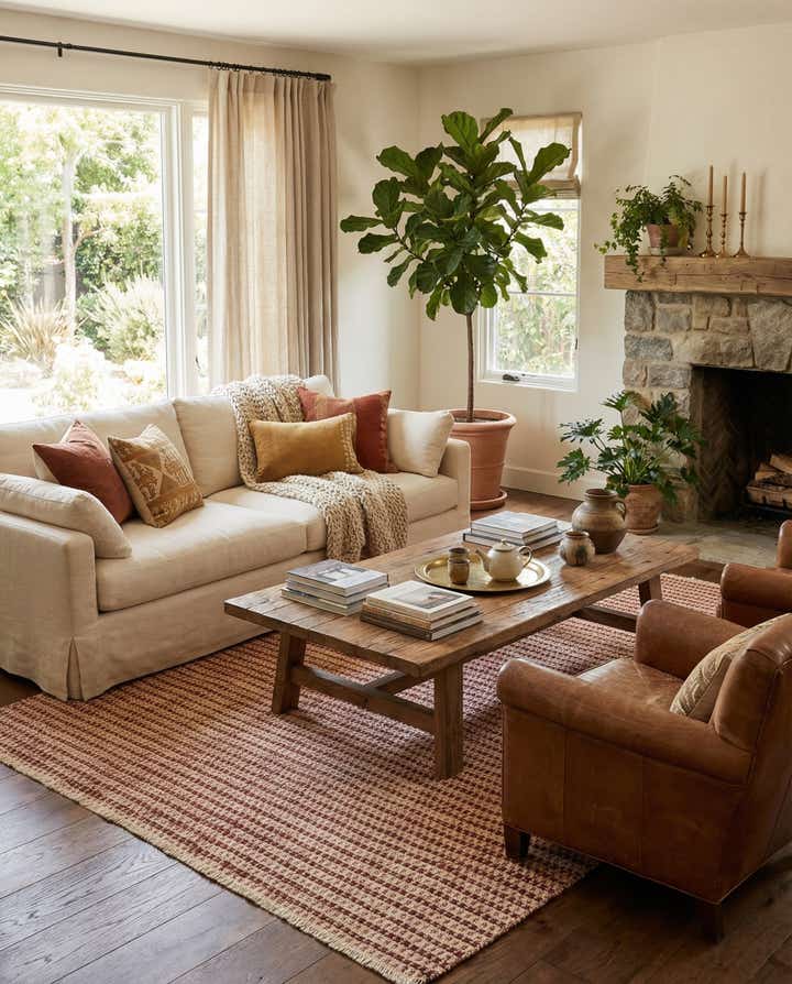 6' x 9' 1 Hand Knotted Darya Wool Rug