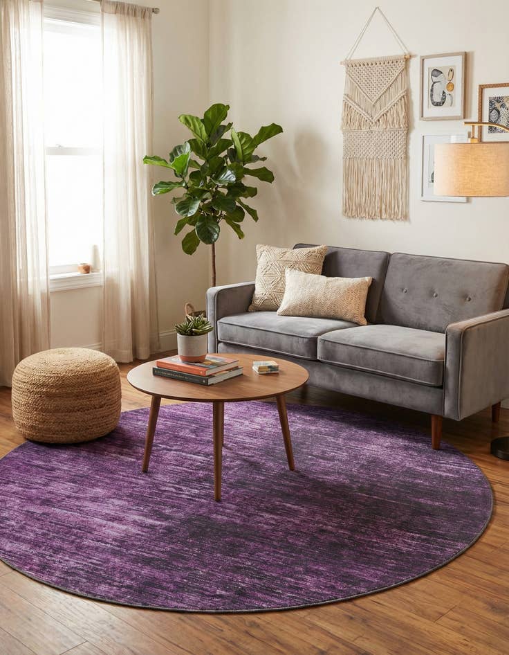 Detail image of 7' 10 x 7' 10 Asha Round Rug