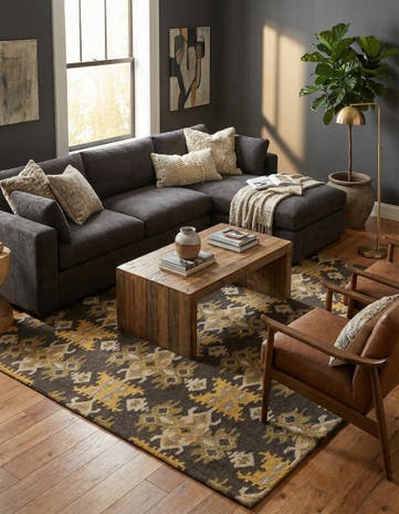 8' x 9' 10 Luna Wool Rug
