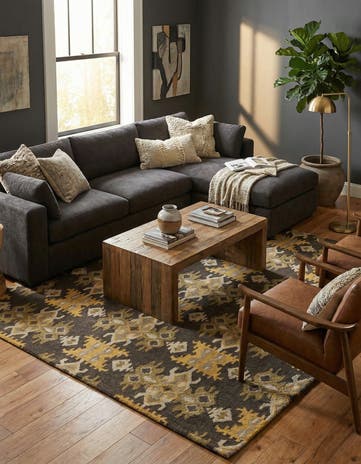 8' x 9' 10 Luna Wool Rug