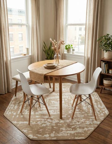 5' 3 x 5' 3 Hermitage Octagon Rug
