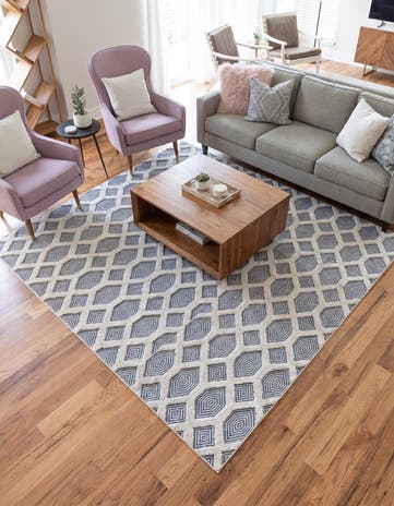 Navy Blue Sabrina Soto Casa Havana Rug