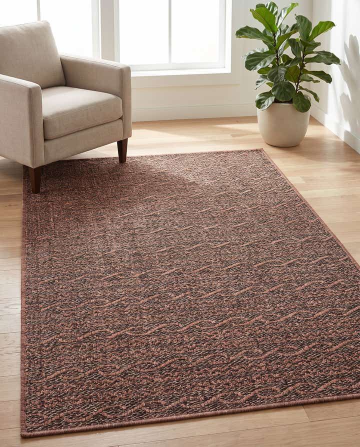 4' x 6' Easy-Clean Modern Indoor / Outdoor Rug
