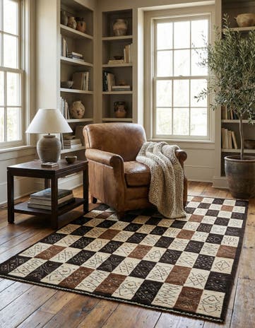 4' 1 x 6' 6 Kashkuli Wool Rug