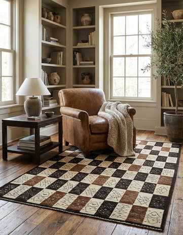 4' 1 x 6' 6 Kashkuli Wool Rug