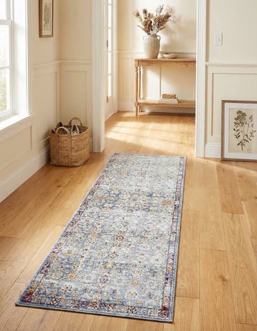 Blue Alexis Runner Rug