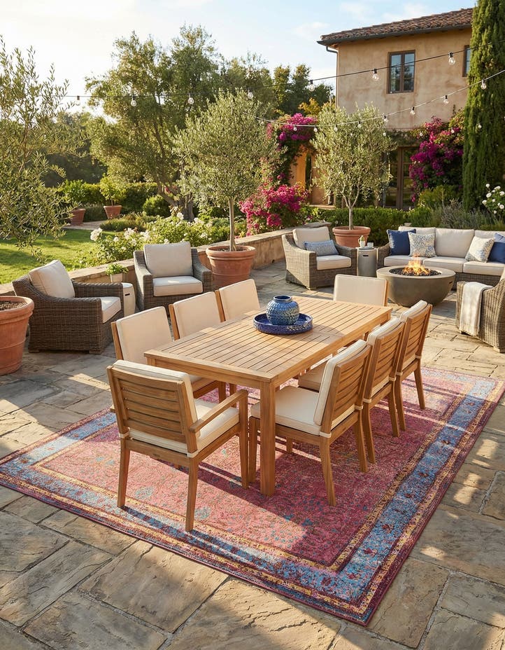 10' x 13' 1 Easy-Clean Traditional Indoor / Ou...