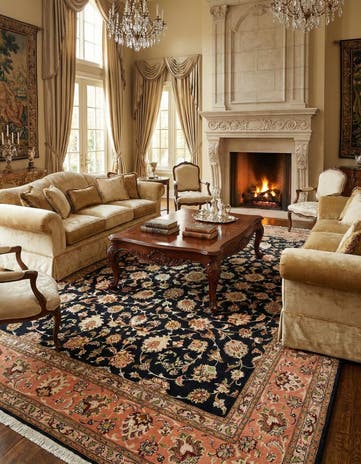 6' 9 x 8' 6 Tabriz Rug
