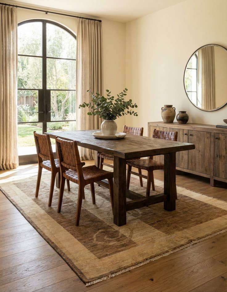 Detail image of 5' 4 x 7' 2  Hand Knotted Modern Ziegler Rug