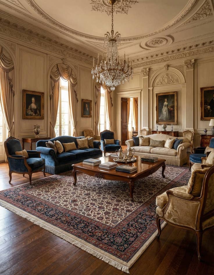 Detail image of 16' 3 x 25' 10 Hand Knotted Mashad Persian Rug