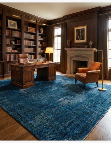 9' 2 x 12' 4 Hand Knotted Ultra Vintage Persian Wool Rug