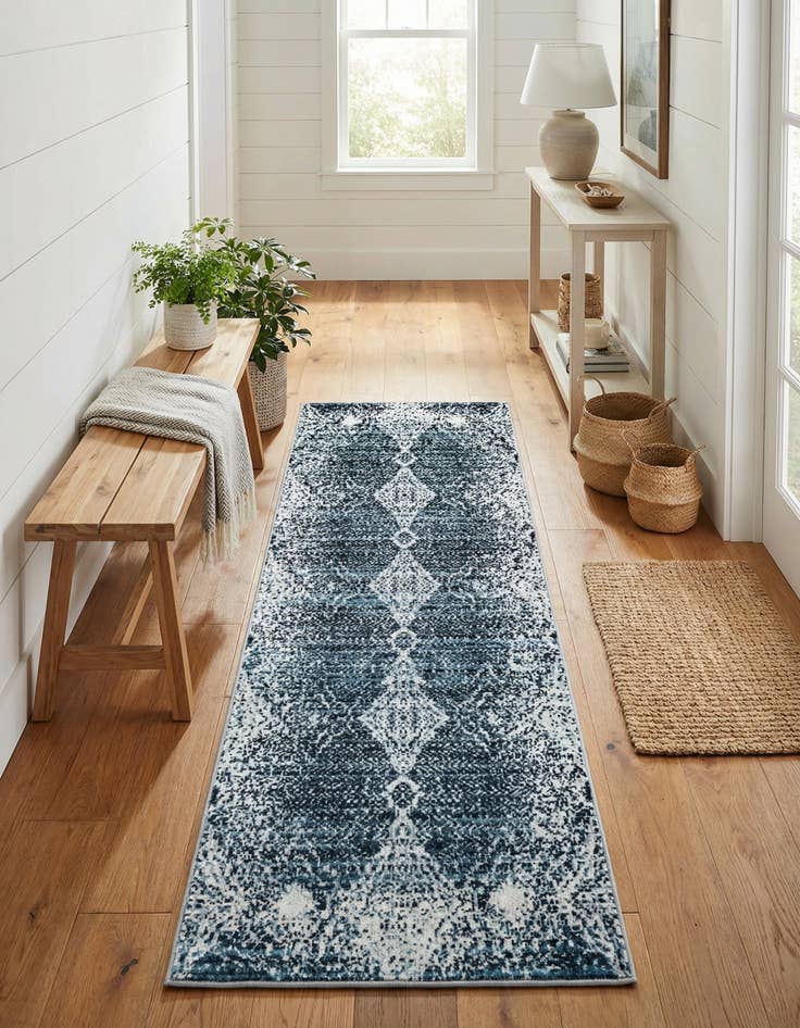 Detail image of 2' x 6' Kamala Washable Runner Rug