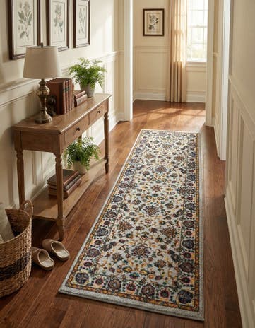 Cloud Gray Medina Runner Rug