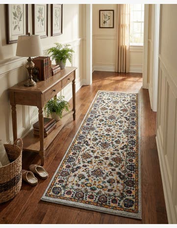 Cloud Gray Medina Runner Rug