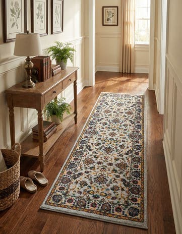 Cloud Gray Medina Runner Rug