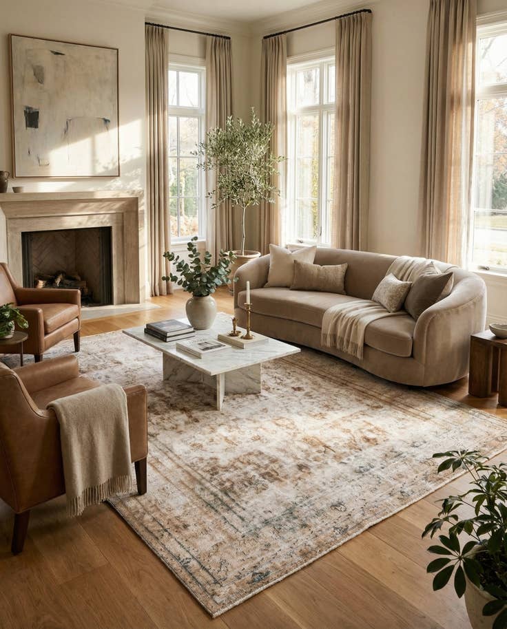 Detail image of 9' 9 x 13' 3 Hand Knotted Ultra Vintage Persian Wool Rug