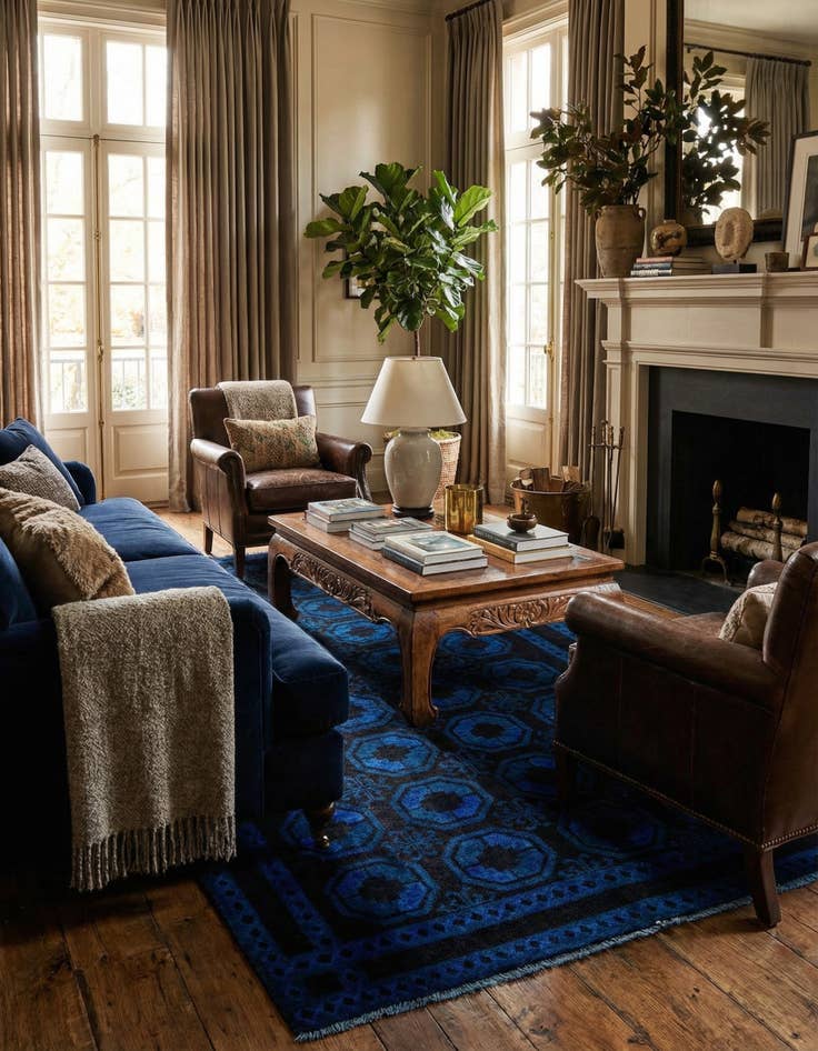 Detail image of 5' 2 x 8' 2 Hand Knotted Ultra Vintage Wool Rug