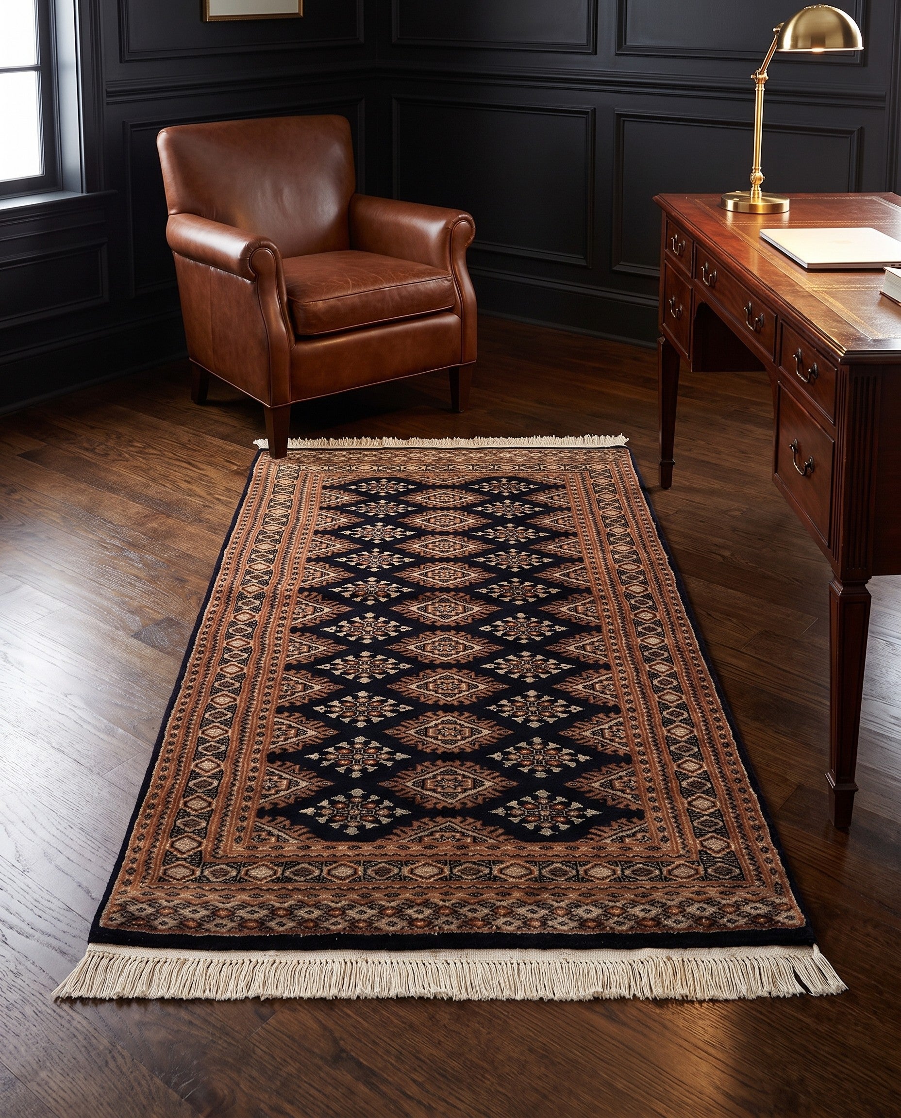 3' x 5' 3 Hand Knotted Bokhara Oriental Rug