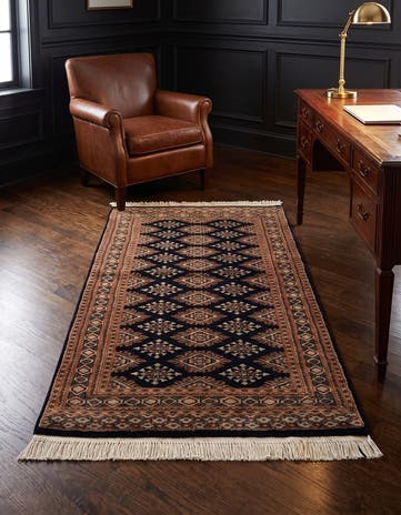 3' x 5' 3 Hand Knotted Bokhara Oriental Rug