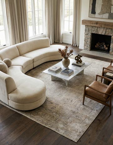 9' 8 x 12' 8 Hand Knotted Ultra Vintage Persian Wool Rug