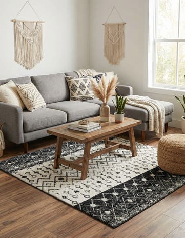 6' x 6' Moroccan Trellis Square Rug