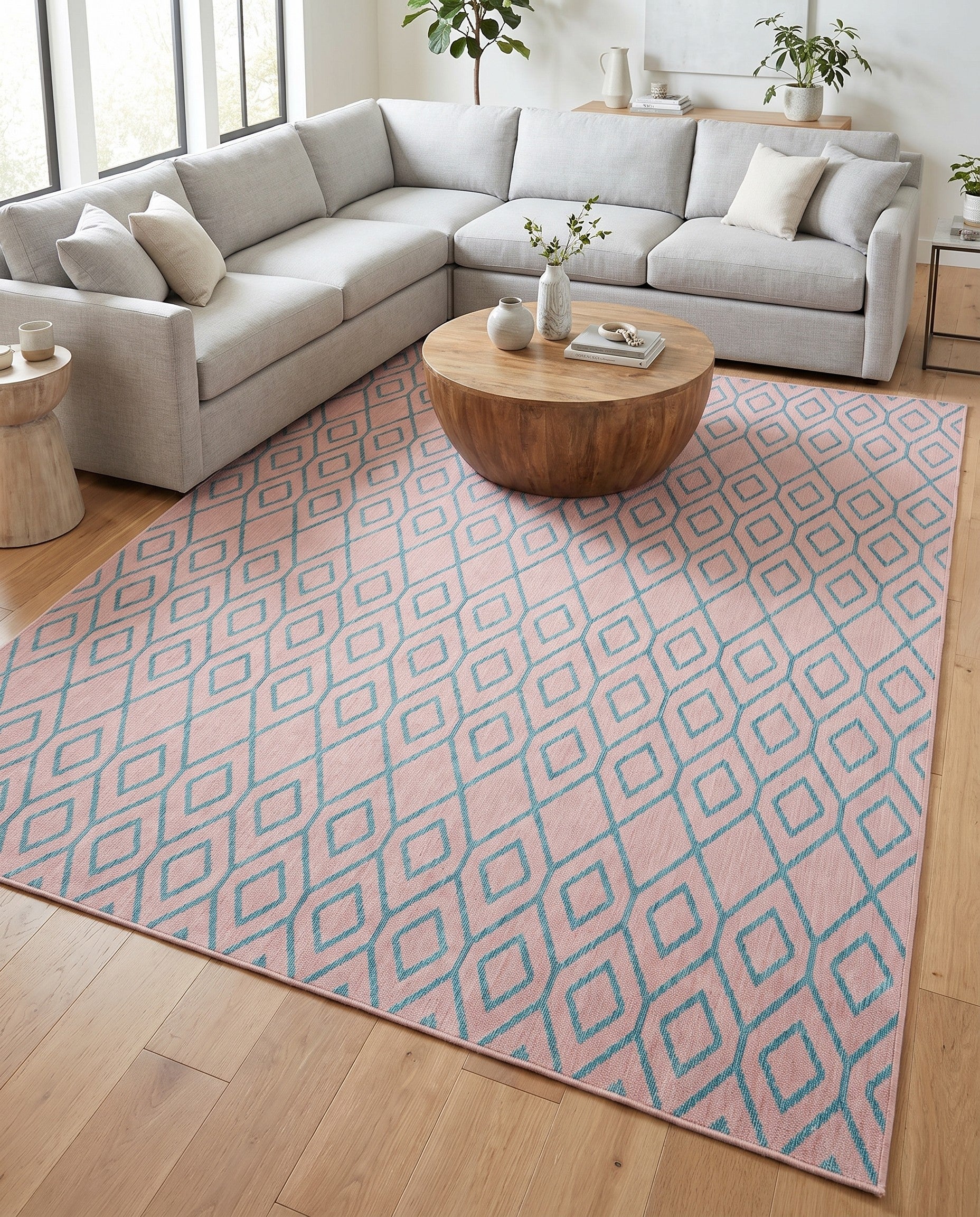 9' x 12' Easy-Clean Jill Zarin Turks and Caicos Indoor / Outdoor Rug
