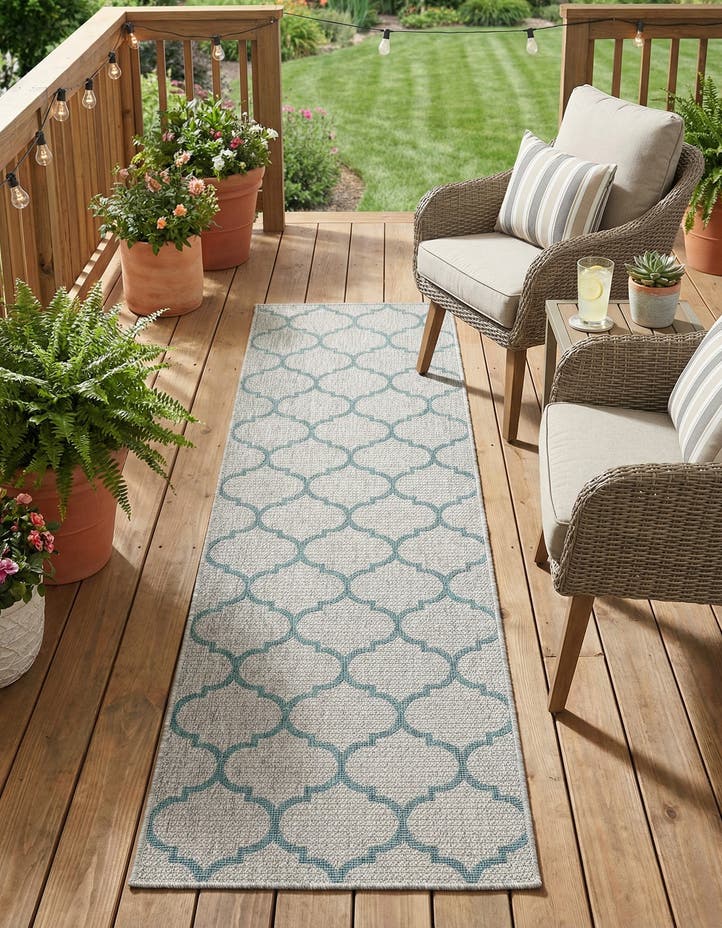 2' 7 x 10' Easy-Clean Lattice Indoor / Outdoo...