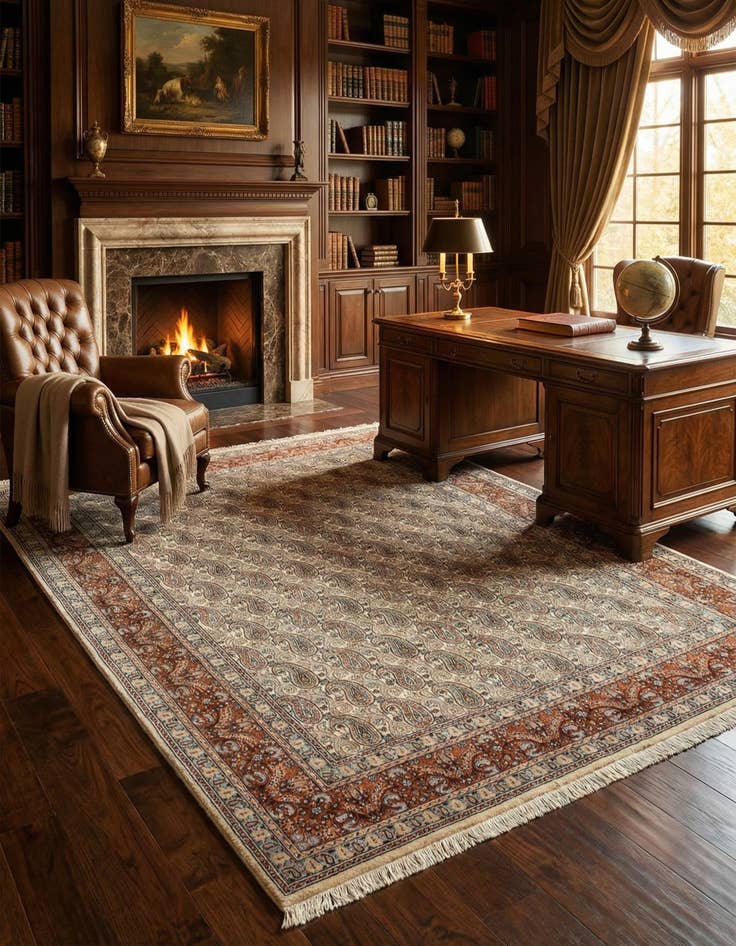 Detail image of 5' 10 x 7' 9 Mood Wool Rug