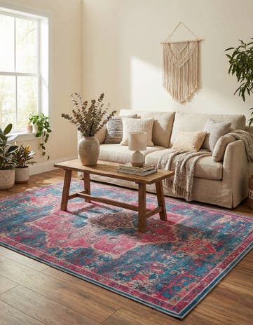 5' x 7' 5 Washable Timeless Rug